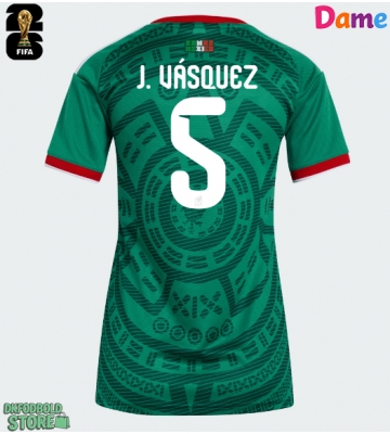 Mexico Johan Vasquez #5 Replika Hjemmebanetrøje Dame VM 2026 Kortærmet